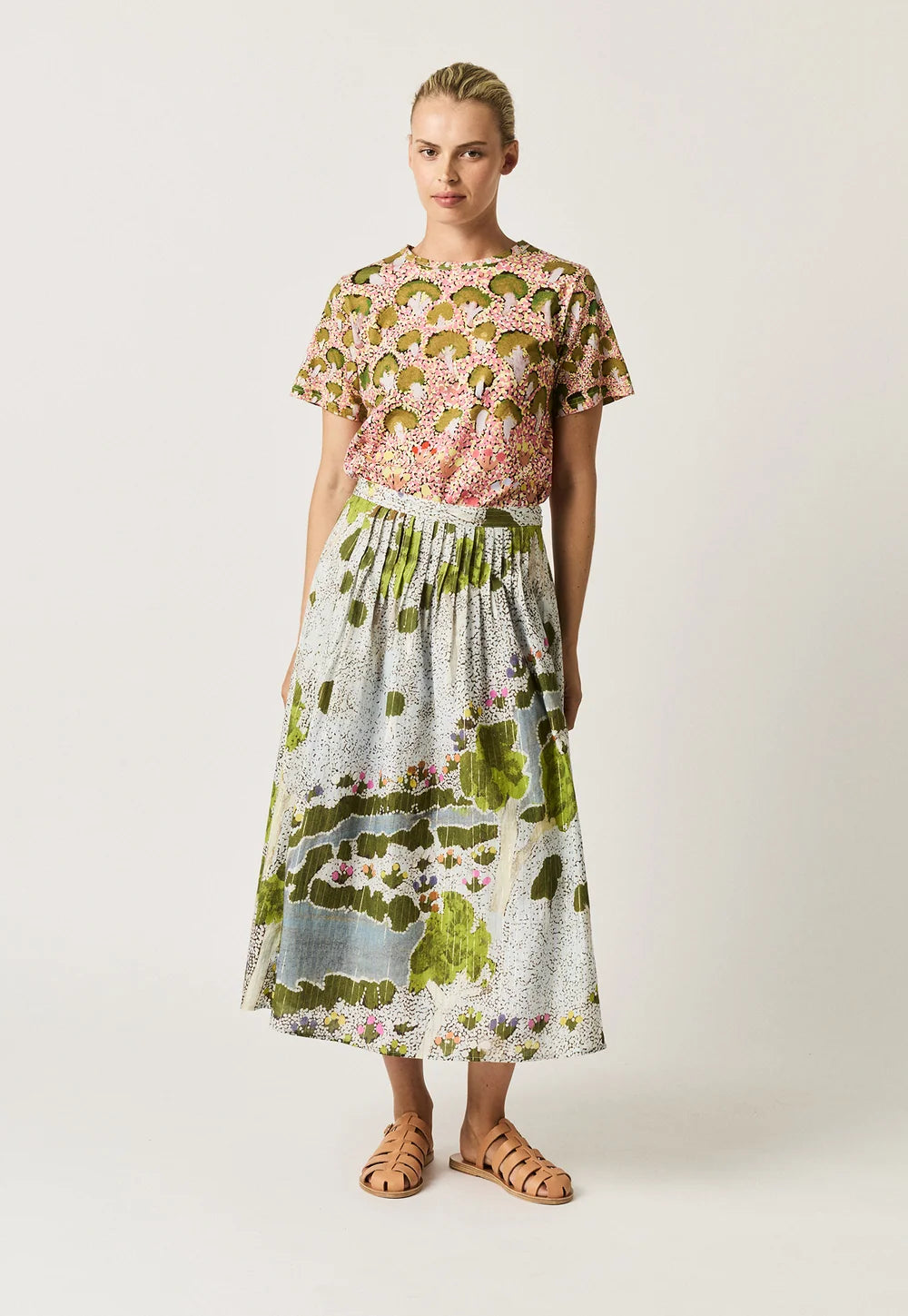 NANCYBIRD | Alma Yoke Skirt - Spring Creek
