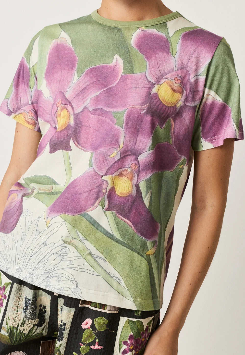 NANCYBIRD | Apollo Tee - Bollea orchid