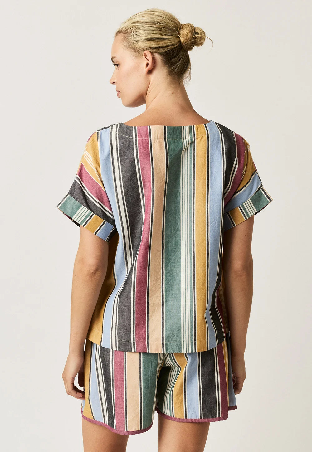 NANCYBIRD | Dolman Top - Atlas Stripe