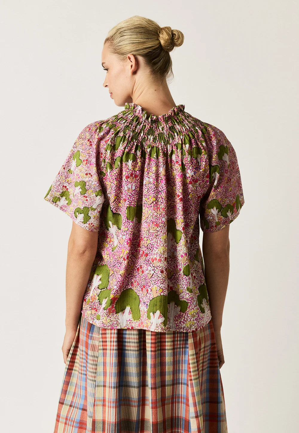 NANCYBIRD | Meadows Frill Neck Top - View of Country