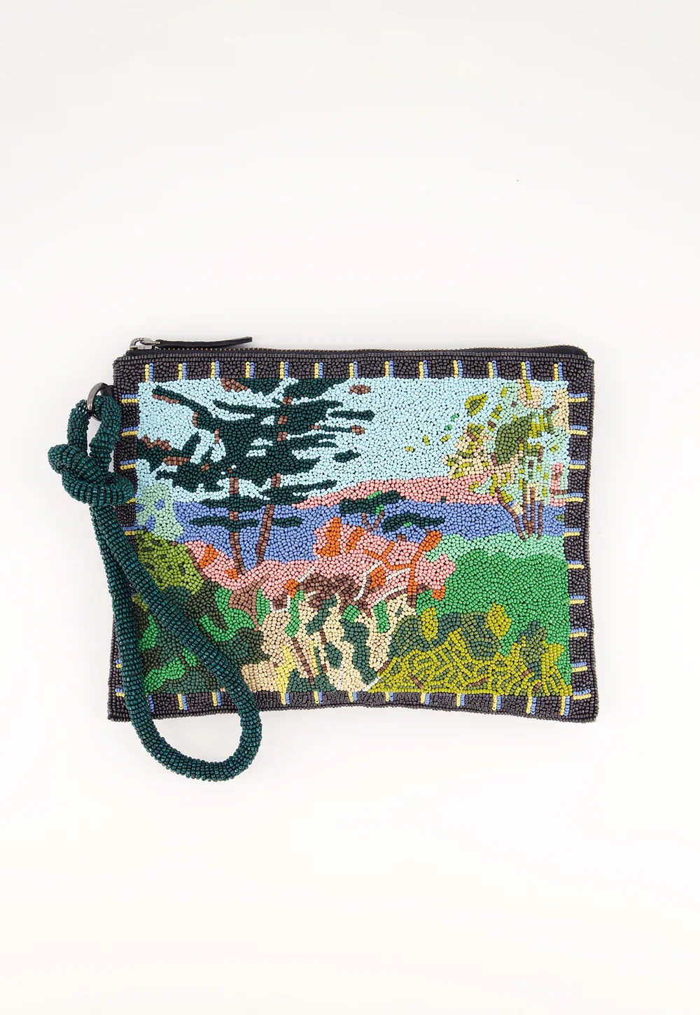 Beaded Line Clutch