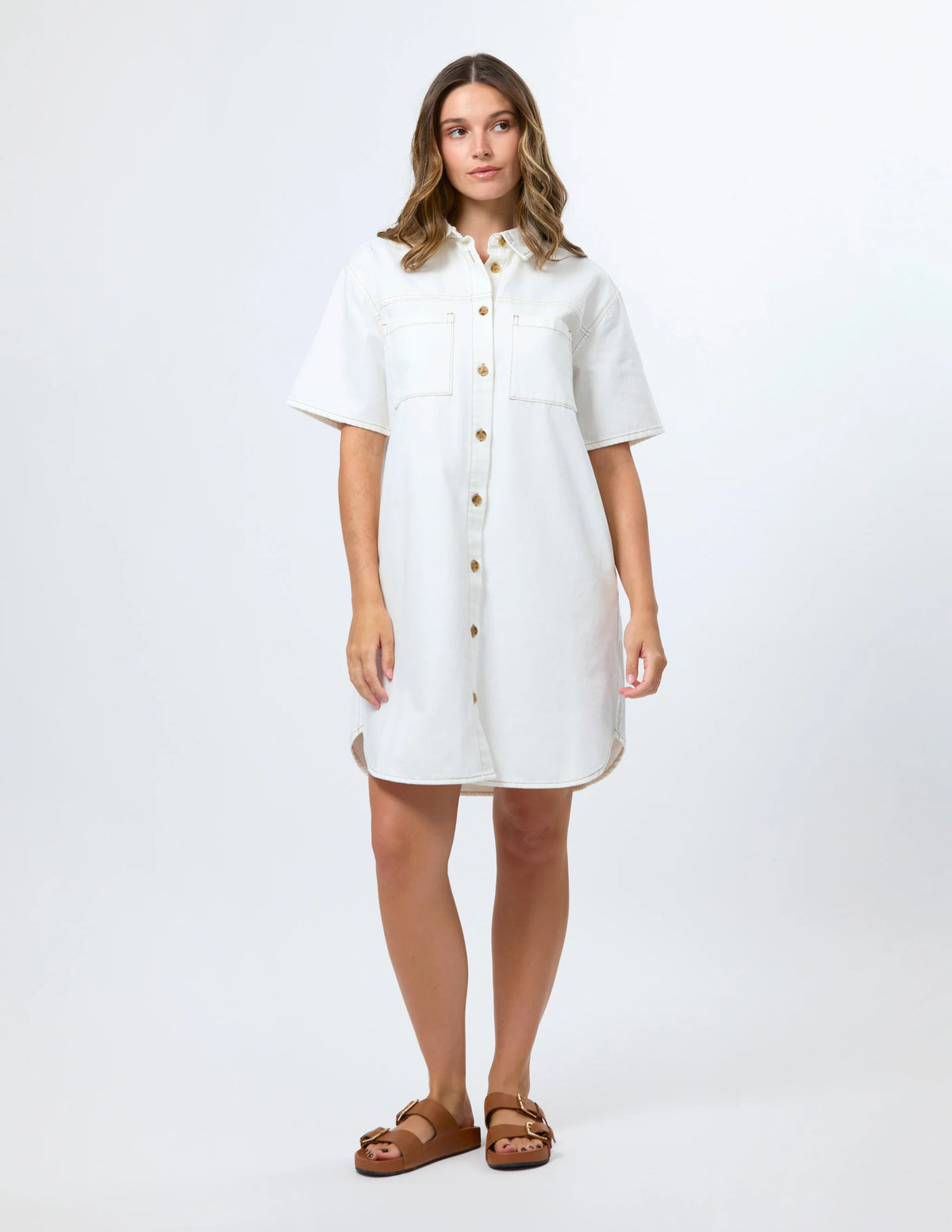 STELLA + GEMMA | Dawn Dress Ecru