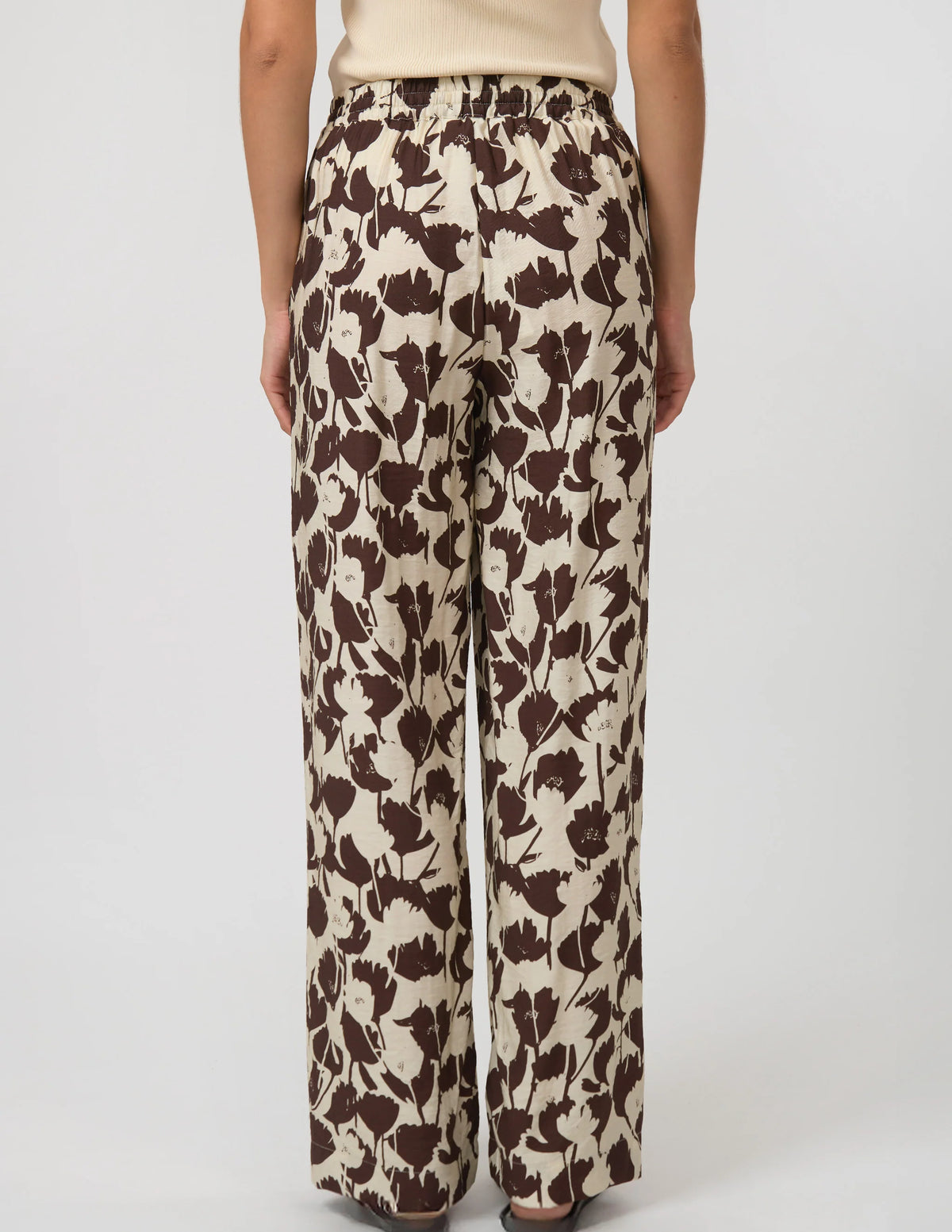 Stella + Gemma Fleur Pant - Chocolate bouuquet