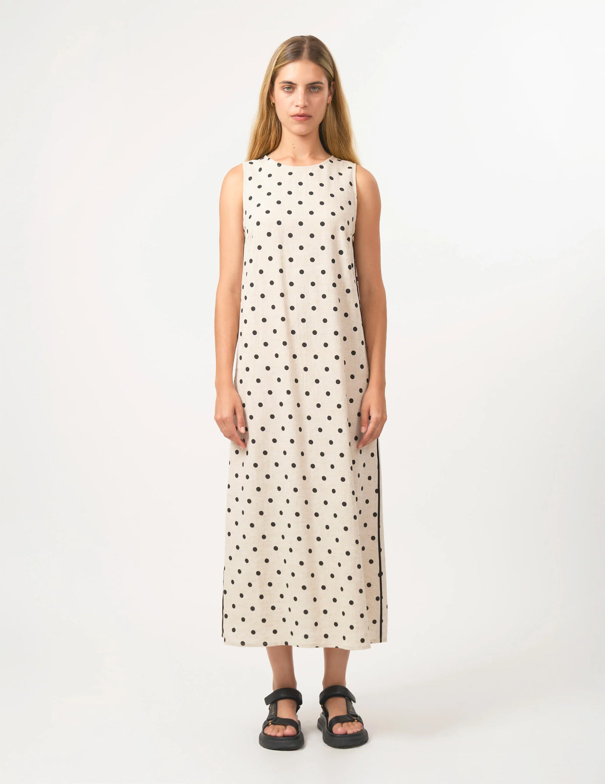 STELLA + GEMMA | Linen Spot Dress