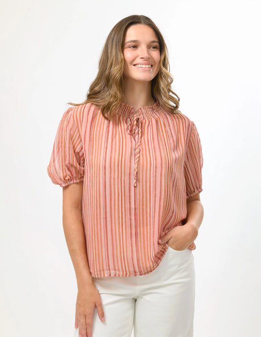 STELLA + GEMMA | Adria Blouse - Candy Stripe