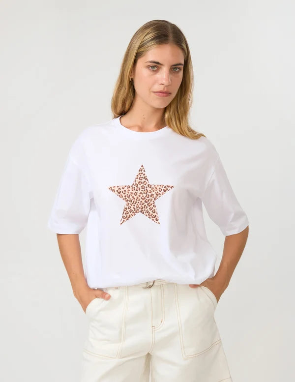 STELLA + GEMMA | Porter Tee - White Star