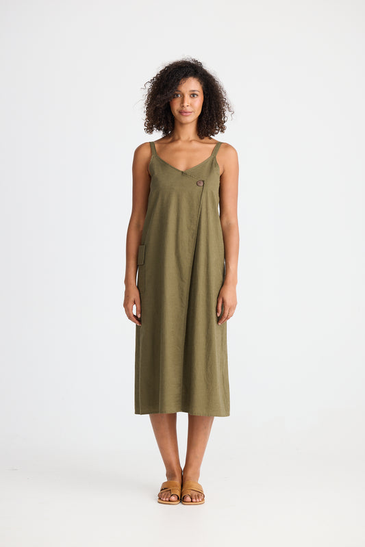 Nocelle Dress - Khaki