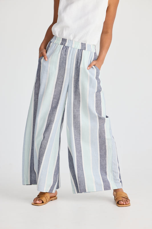 Positano Pant - Tulip stripe