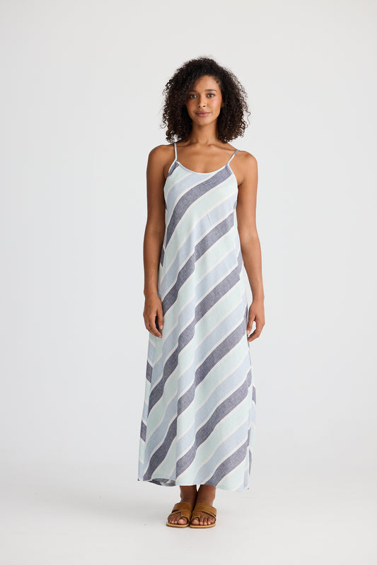 Claro Maxi Dress - Tulip stripe