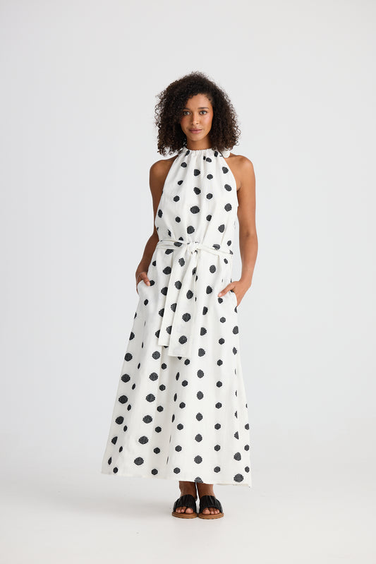 Lucia Dress - Woven Spot