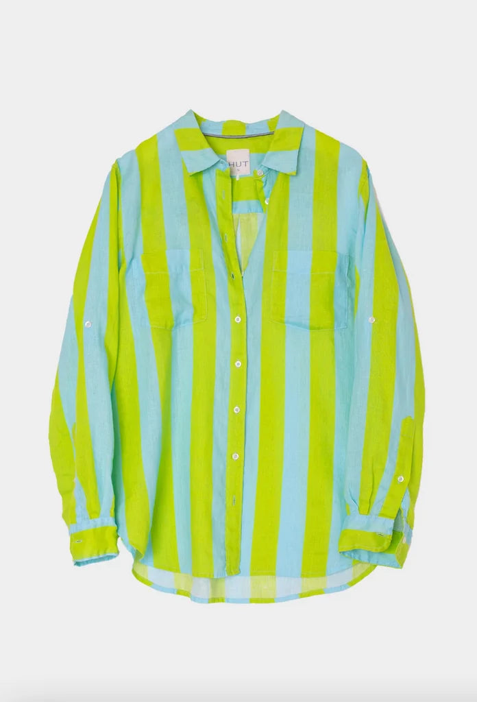 Boyfriend Linen Shirt - Lunch with me