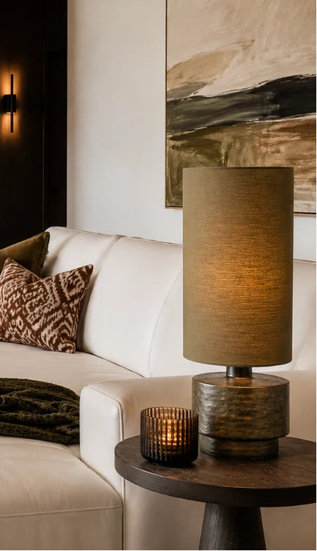 Oasis Ceramic lamp - Green