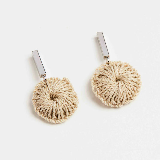 Bar Earings - Silver