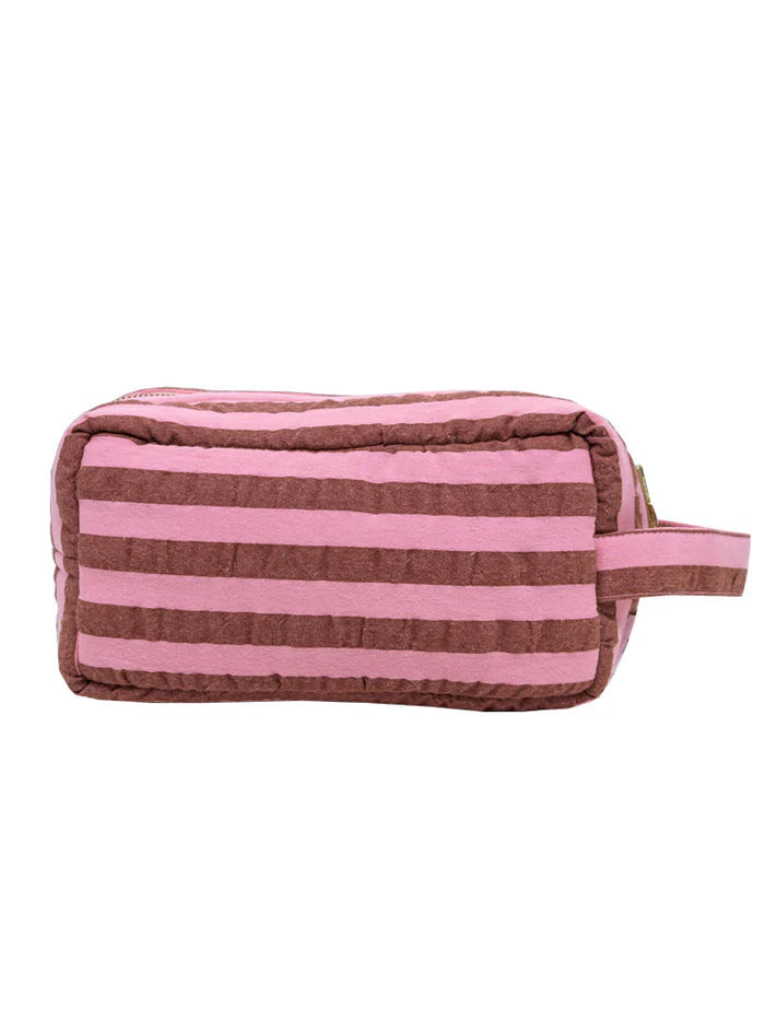 Sundae Seersucker Wash bag