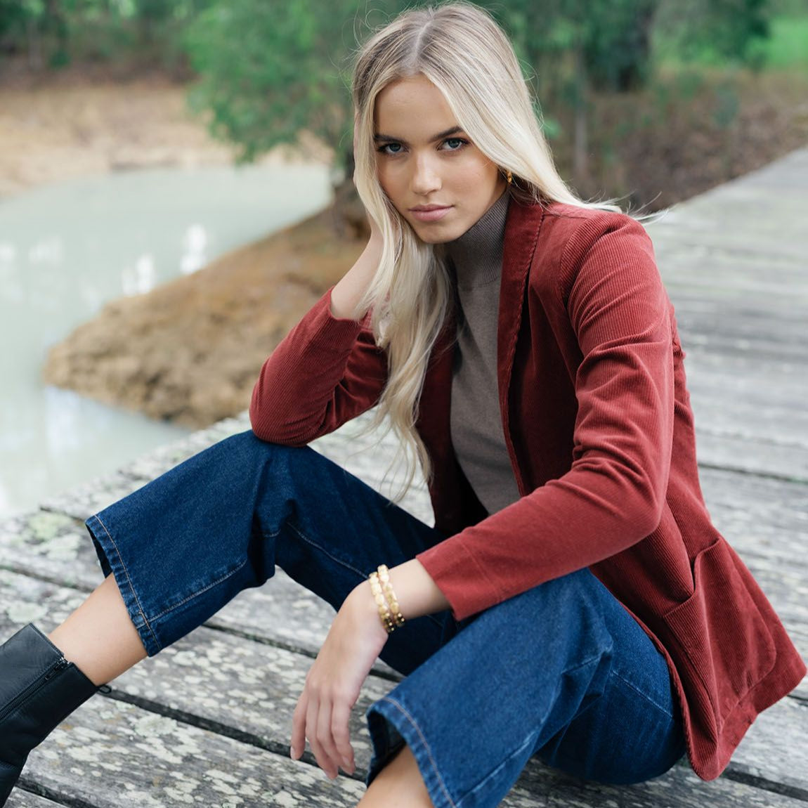 Humidity Blondie Jacket - Rust