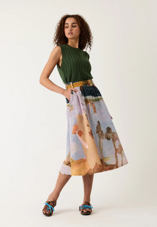 Aries Skirt - Night Herons
