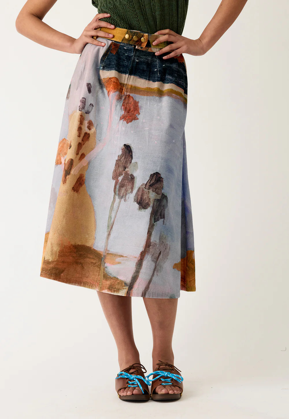 Aries Skirt - Night Herons
