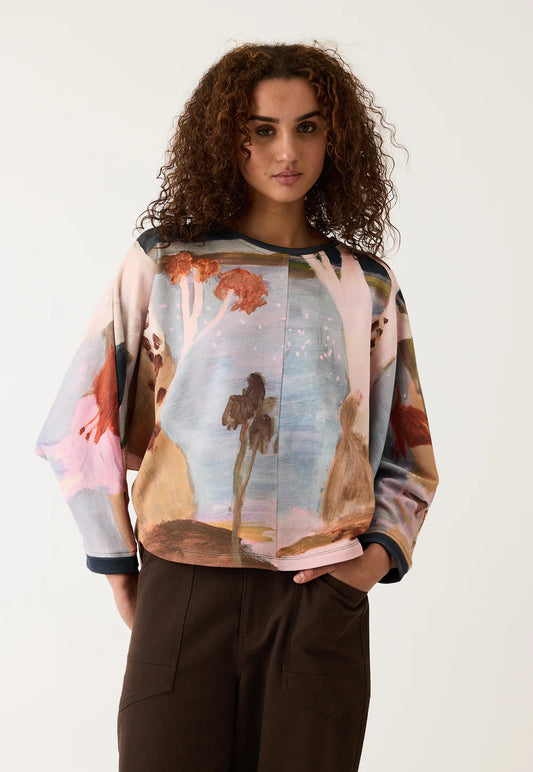 Dahlia Batwing Sweat - Night Herons