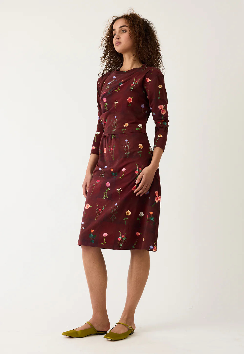 Elena Dress - Bloom Tile