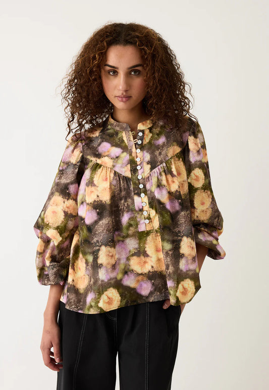 Sierra Blouse - Rain floral