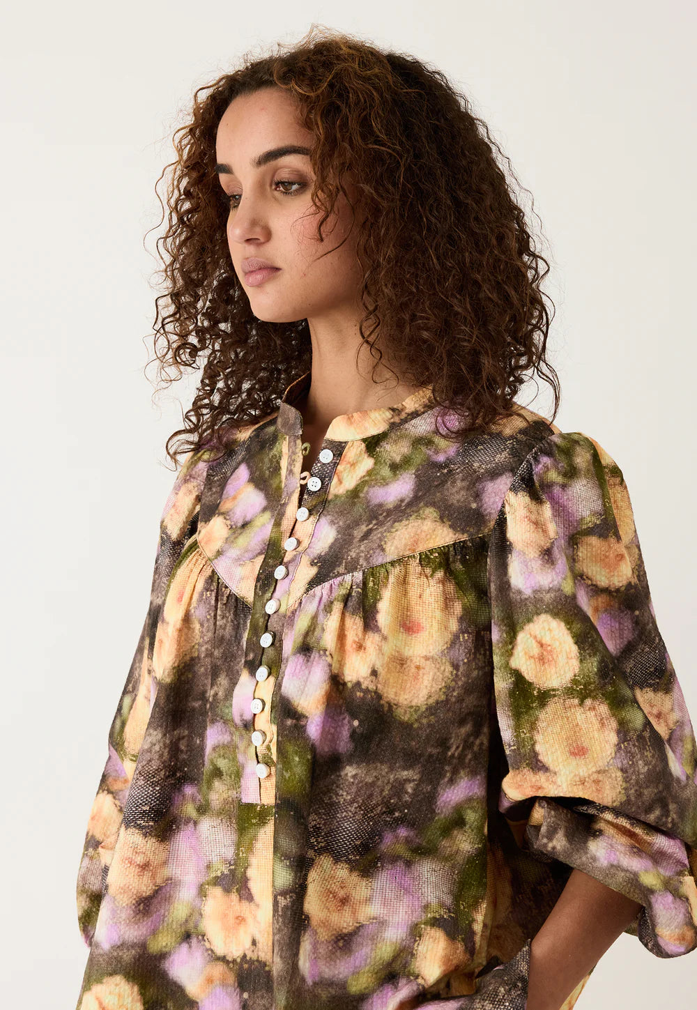 Sierra Blouse - Rain floral