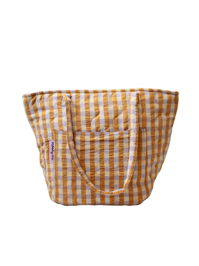 Mango Seersucker Quilted Bag