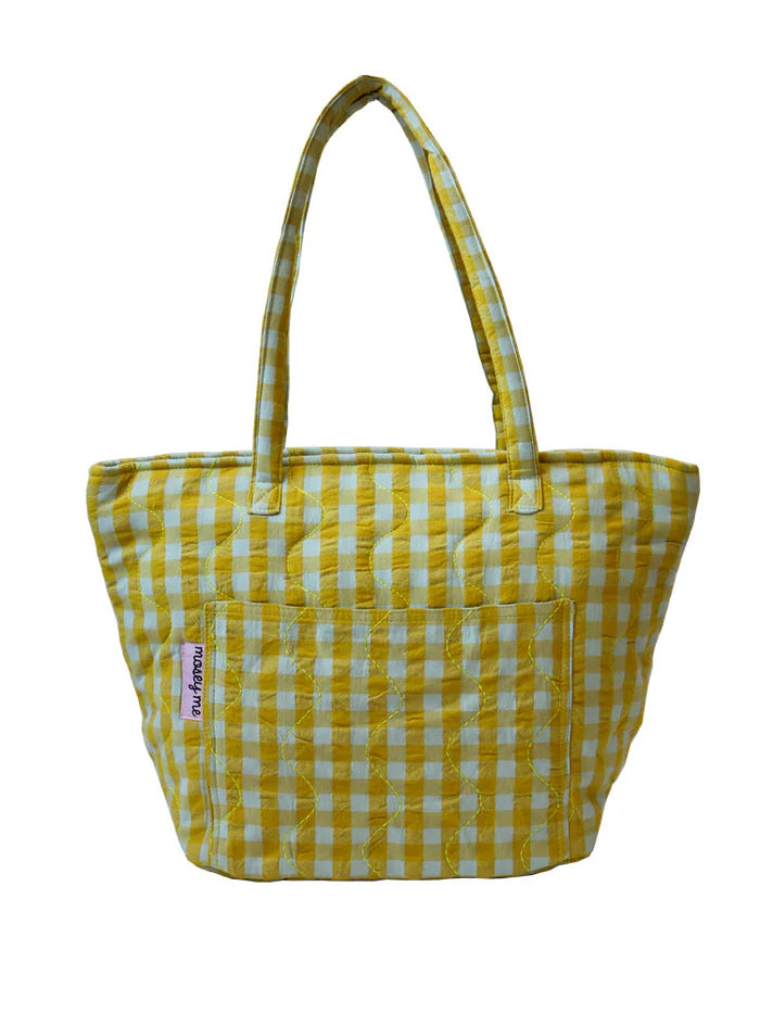 Citrus Seersucker Quilted Bag
