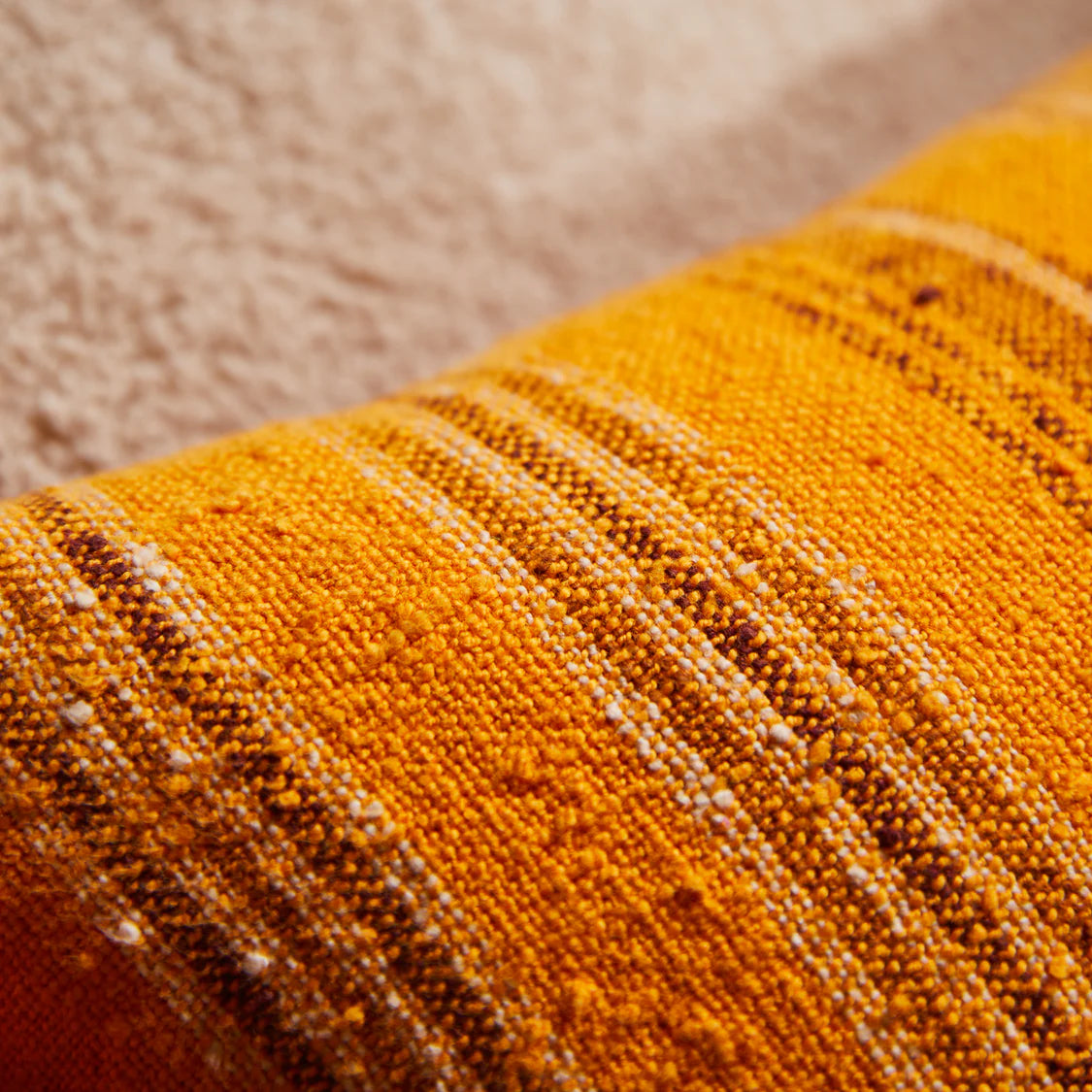 Nicolette Woven Cushion - Marigold