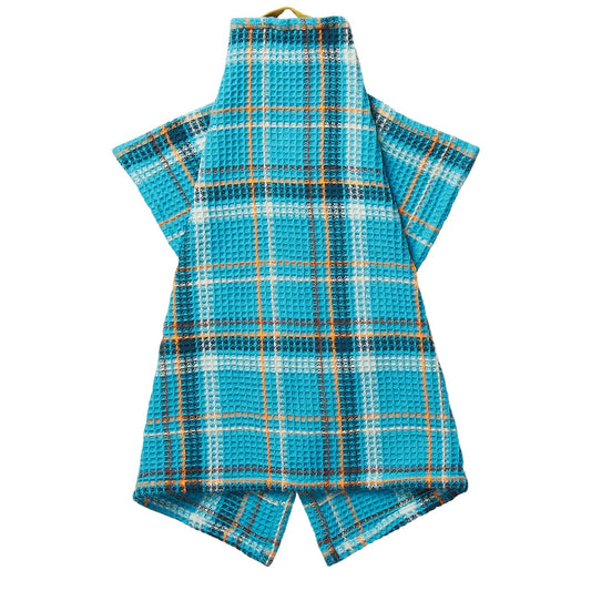 Francis Waffle Tea Towel - Turquoise