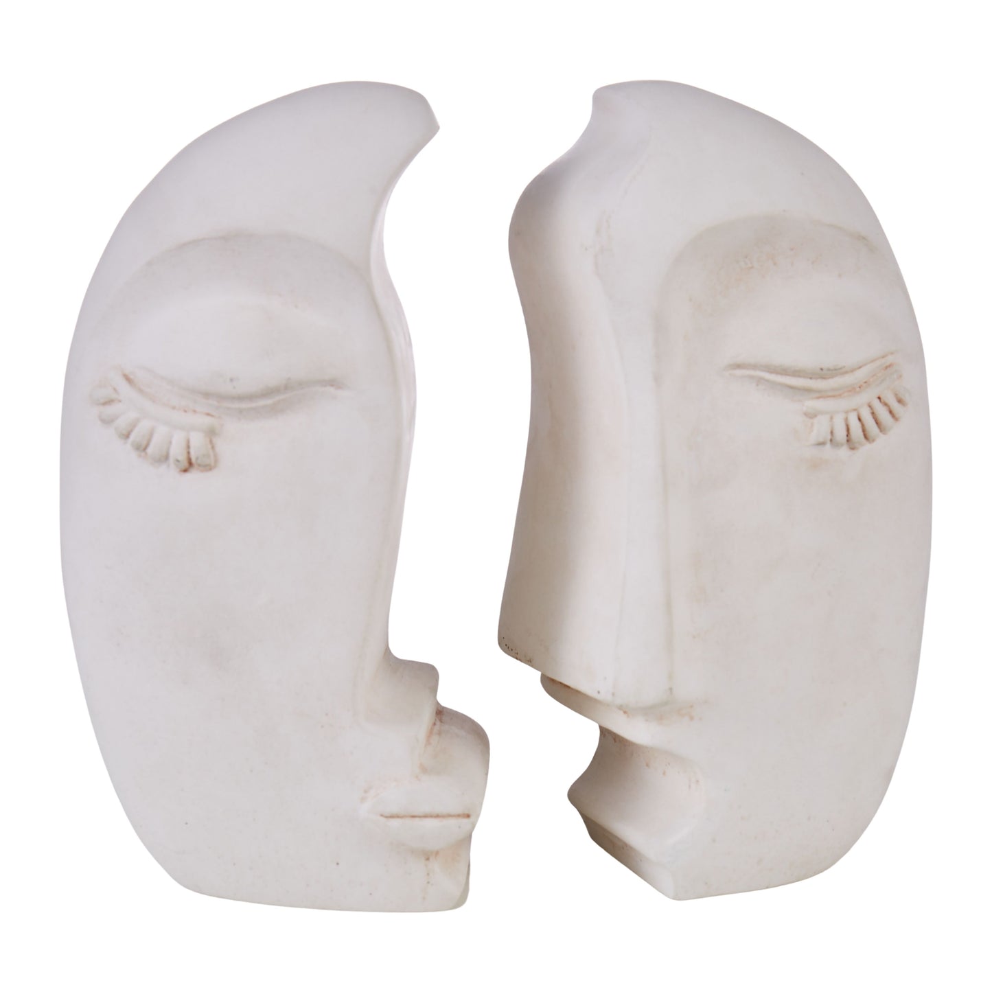 Two faces Cement Decor