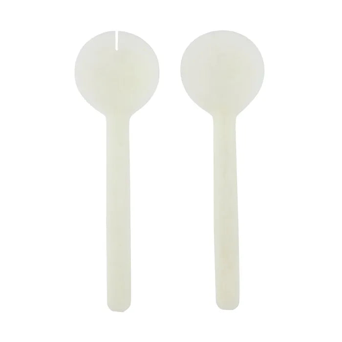 Kip S/2 Resin Salad Server Ivory