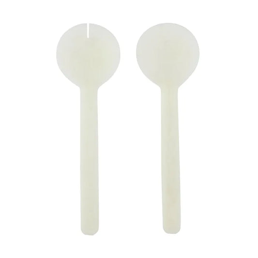 Kip S/2 Resin Salad Server Ivory