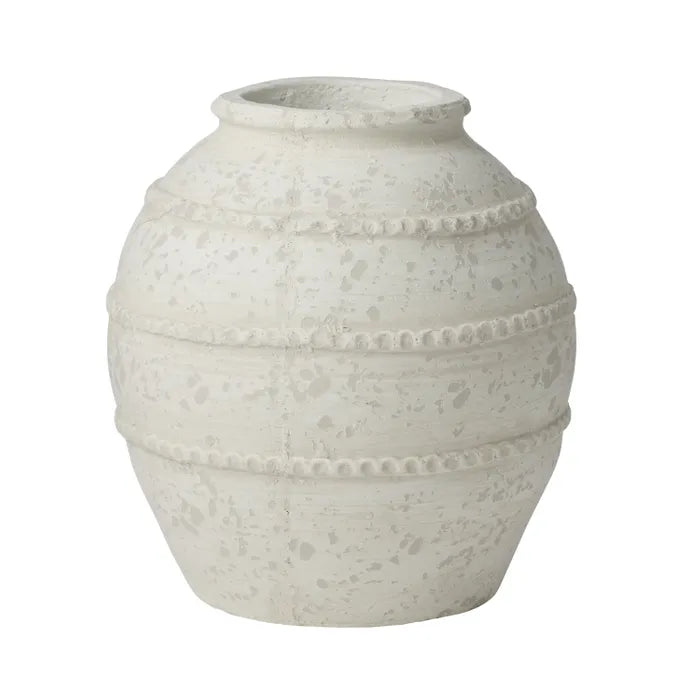 Hydra Ceramic Vase- white