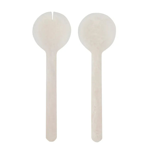 Resin salad servers- Nude