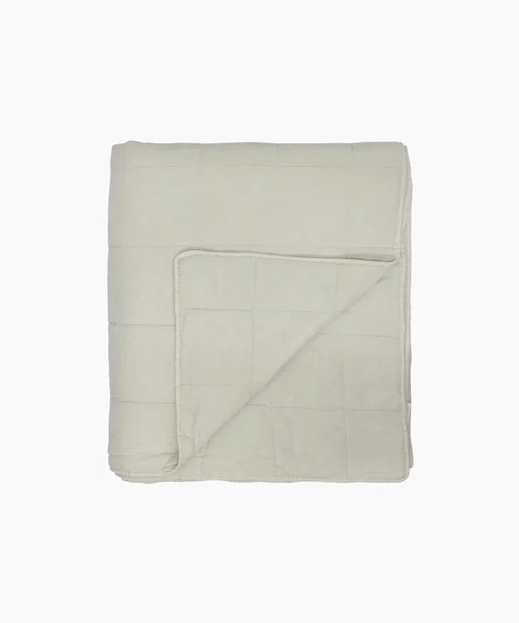 Freya Quilt Ecru - Large