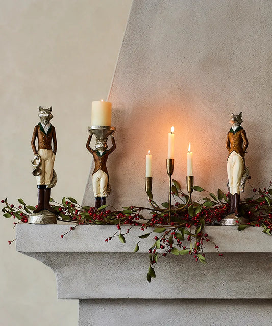 Freddy Fox Candleholder Tail left