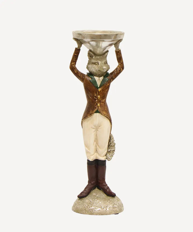 Freddy Fox Candleholder Tail left
