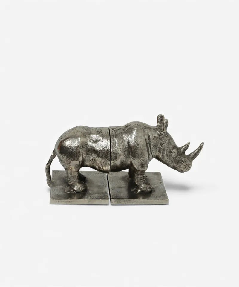 Rhino Book Ends