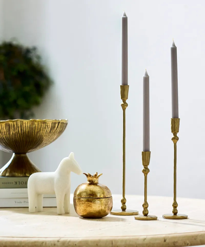 Eadie Gold Candle Holder