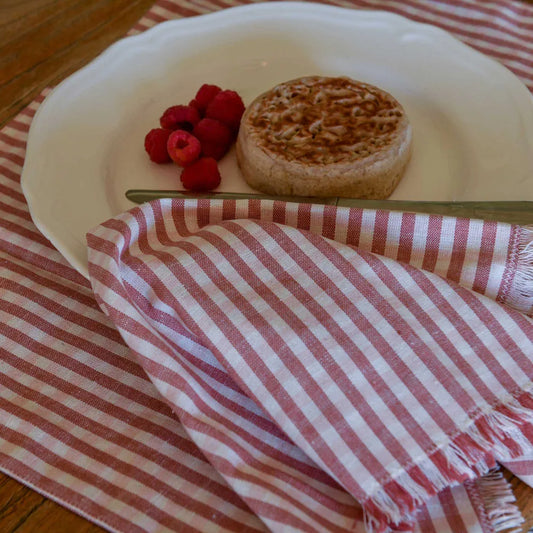 Gingham Napkins Set Of 4 Fig