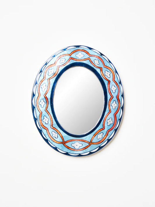 Samira Mirror - Blue Waves