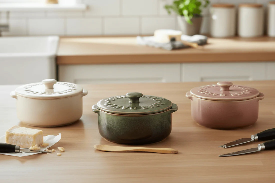 Loire Ceramic Brie Baker - Olive