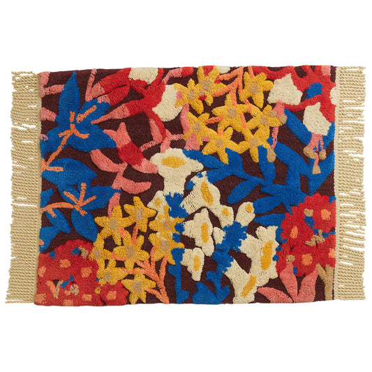 Francesaca Bath Mat- Garnet