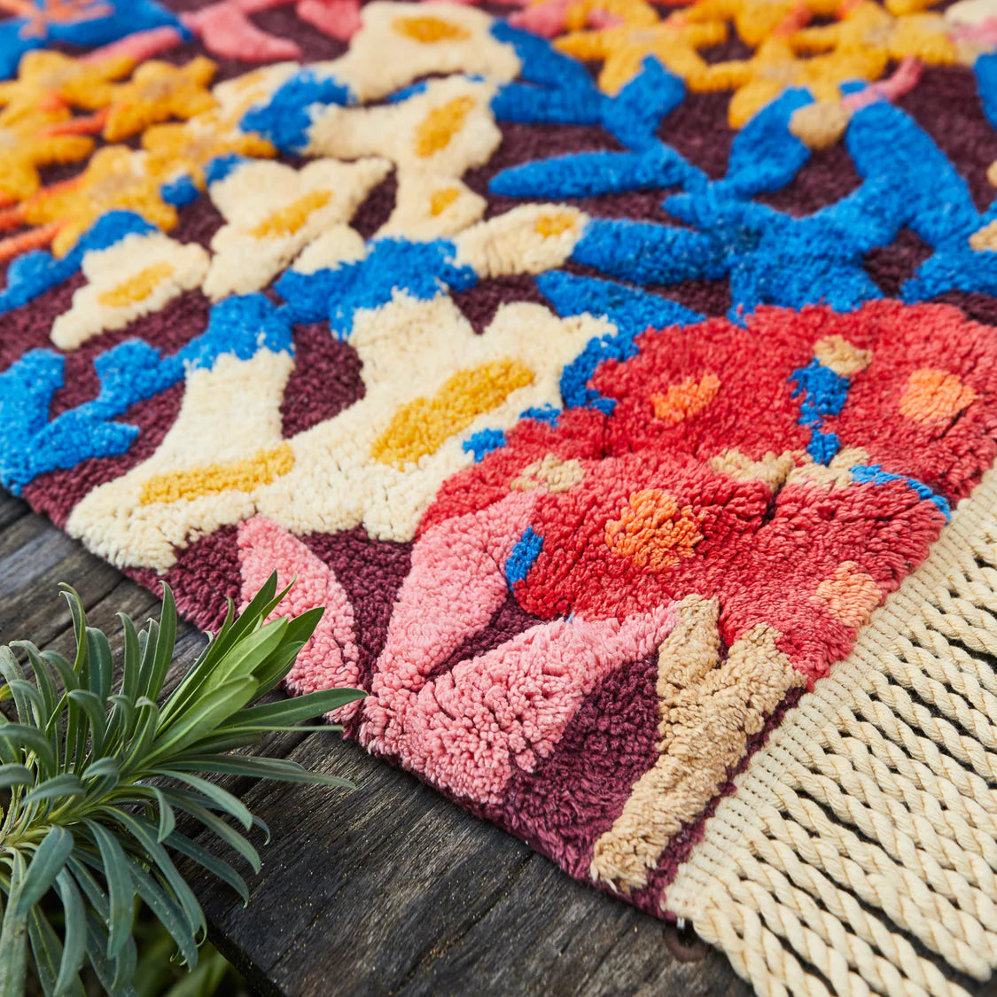 Francesaca Bath Mat- Garnet