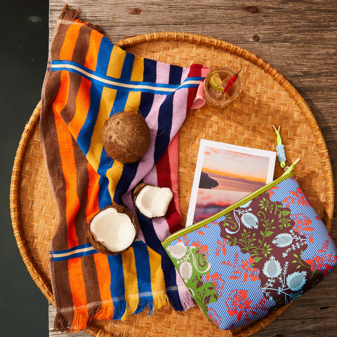 Chiara Hand towel - Azure