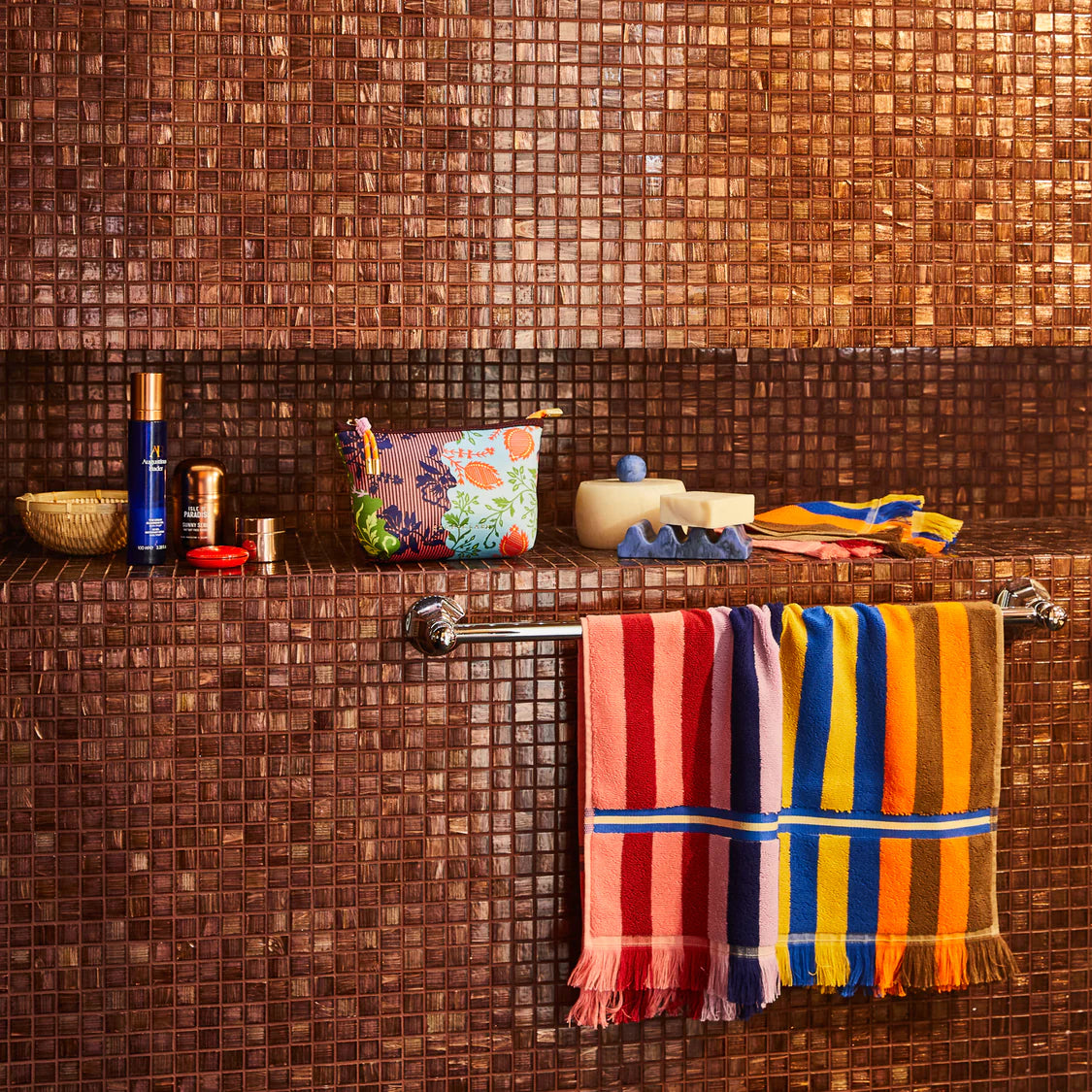 Chiara Hand towel - Azure