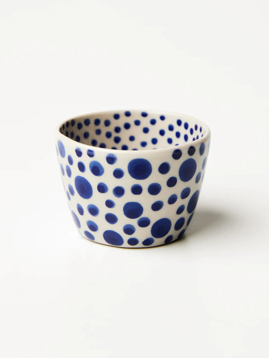 Chino salt Bowl - Navy spot