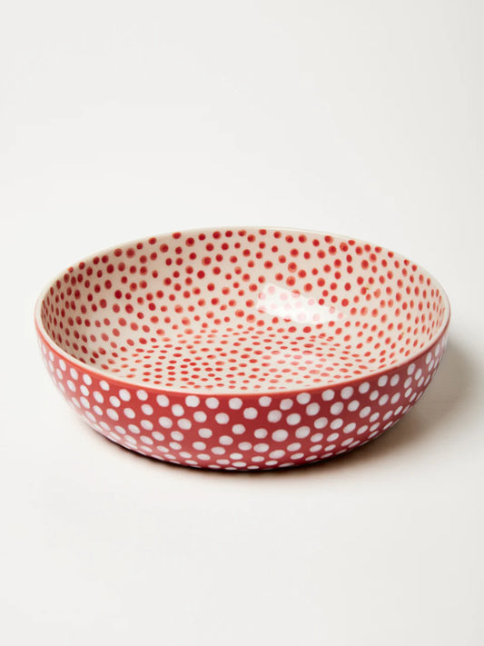 Chino Dip Bowl - Red Spot