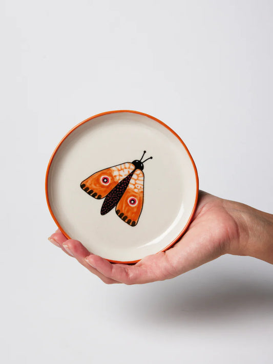Moth Party Tray - Orange