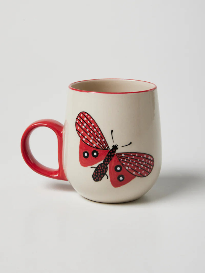 Moth Party Mug -Rose